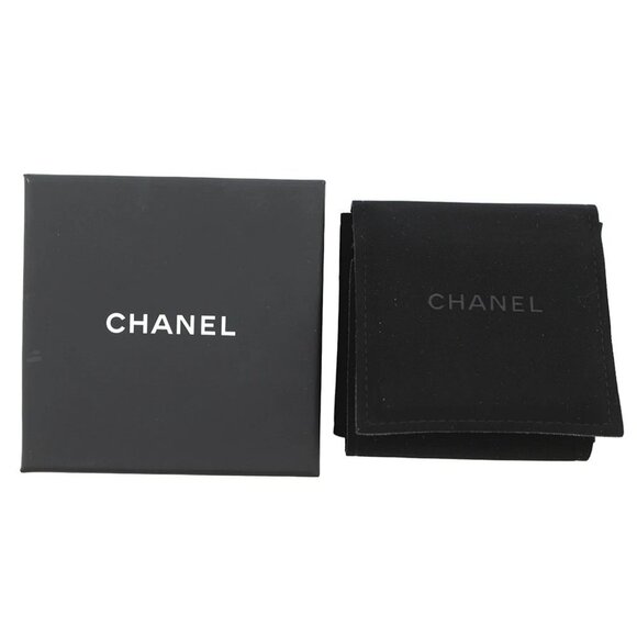 CHANEL CC Logo Round Star Brooch Gold Plated/Rhinestone/Faux Pearl Champagne - Picture 7 of 8